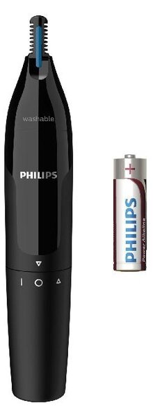 Philips Nose trimmer Series 5000, 100 waterproof, Dual-sided protective guard system