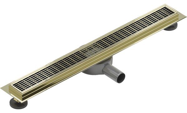 Mexen Flat 360° M33 въртящ се линеен сифон 50 см, златен - 1533050-40