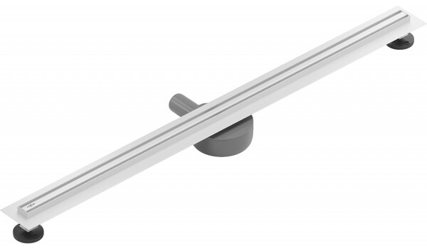 Mexen Flat 360° Slim въртящ се линеен сифон 80 см, бял - 1241080
