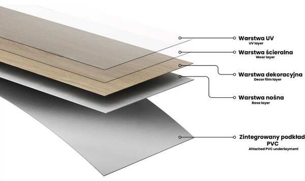 Mexen Grey Dark винилови панели 1227 x 187 мм LVT Dryback 2,5 мм, подложка PVC, 4 V-фуга, шисти - F1359-1227-187-255-4V1-01