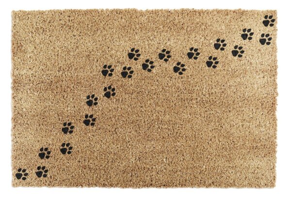 Изтривалка от кокосови влакна 40x60 cm Paw Prints – Artsy Doormats