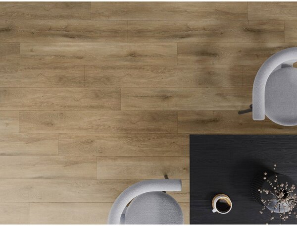 Mexen Long Creek винилови панели 1240 x 182 mm SPC 6,5 mm, подложка IXPE 1,5 mm, 4 V-Фуга, Дъб