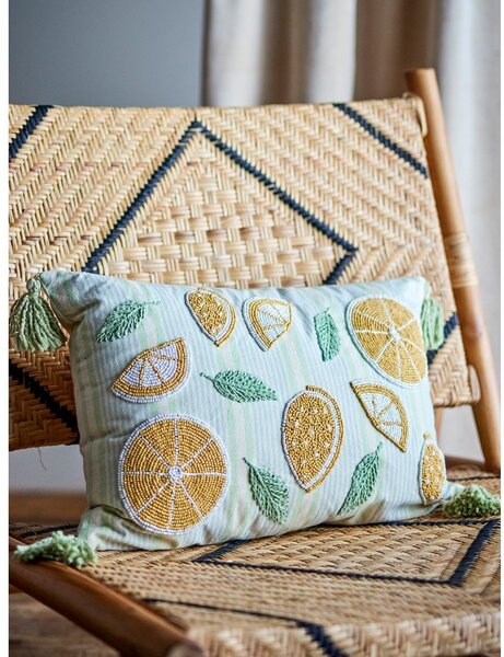 Памучна декоративна възглавница 35x50 cm Lemon – Bloomingville