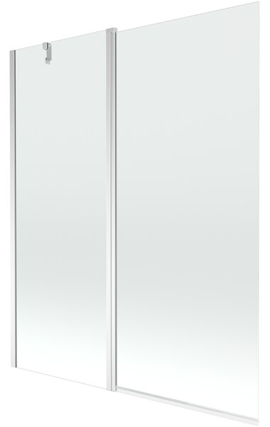Mexen Flip двукрилен параван за вана 140 x 150 см, прозрачен, хром - 894-140-101-01-00