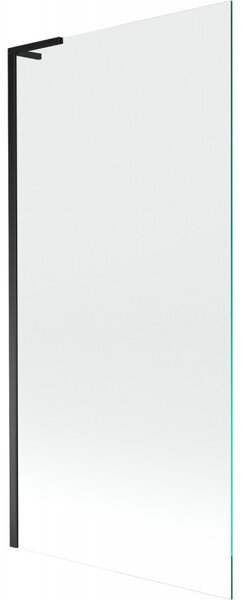 Mexen Next L параван за вана, 1-крилен 90 x 150 см, прозрачен, черен - 895-090-000-03-00-70