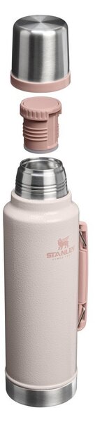 Светлорозов термос от неръждаема стомана 1,4 l Legendary Classic Bottle Hammertone Rose Quartz – Stanley