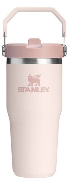 Светлорозов термос от неръждаема стомана 410 ml IceFlow™ Flip Straw 2.0 Tumbler Rose Quartz – Stanley