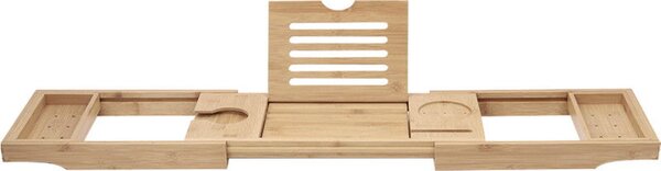 Mexen Bamboo полица за вана 70-105 см, естествен бамбук - 701170-00