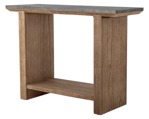 Конзолна маса с метална плоча в естествен цвят 40x110 cm Riva – Bloomingville