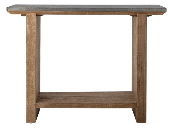 Конзолна маса с метална плоча в естествен цвят 40x110 cm Riva – Bloomingville