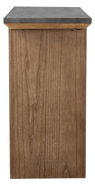 Конзолна маса с метална плоча в естествен цвят 40x110 cm Riva – Bloomingville