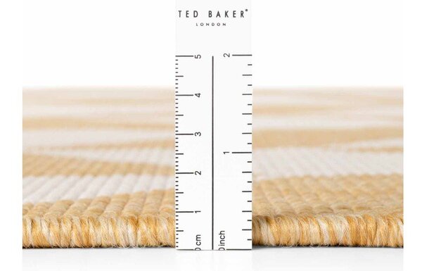 Пътека за открито и закрито в цвят жълта охра/кремава 80x200 cm Haringey Terrick – Ted Baker