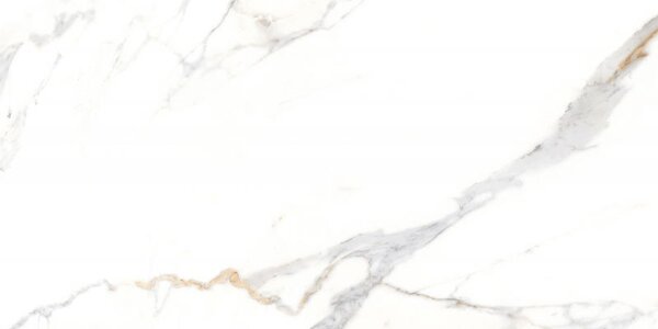 Mexen Agata White глазиран гранитогрес ректифициран G1, подова и стенна плочка 120 x 60 см, гланц - TL144-120-060-00