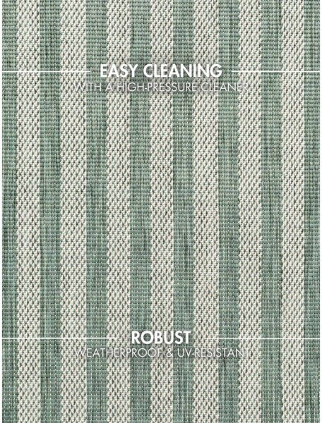 Зелен/кремав килим за открито и закрито 160x230 cm Haringey Linley – Ted Baker