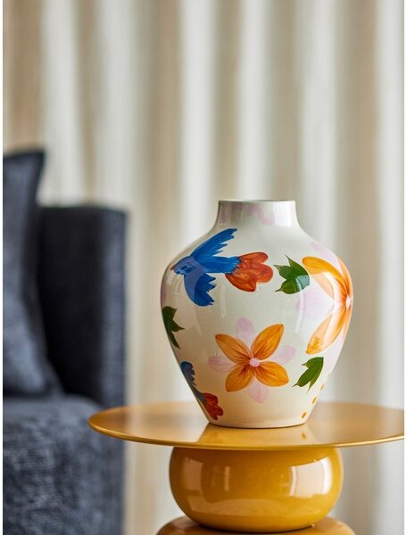 Глинена ръчно рисувана ваза (височина 27 cm) Maricala – Bloomingville