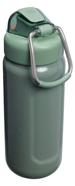 Зелена бутилка за пътуване бутилка от неръждаема стомана 470 ml Wellspring Bottle Hammertone Green – Stanley