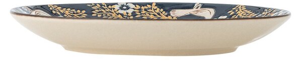 Синя десертна глинена чиния ø 16 cm Hezha – Bloomingville