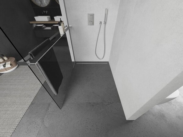 Mexen Kioto+ душ кабина с рафт Walk-in 95 x 200 см, прозрачен, хром - 800-095-121-01-00