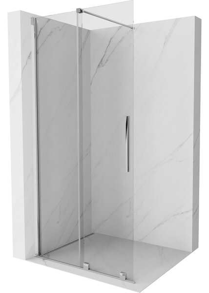 Mexen Velar плъзгаща се душ стена Walk-in 70 x 200 cm, прозрачна 8 mm, хром - 871-070-000-03-01