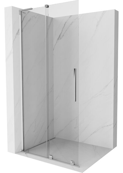 Mexen Velar L плъзгаща се душ стена Walk-in 100 x 200 см, прозрачно 8 мм, хром - 871-100-003-03-01