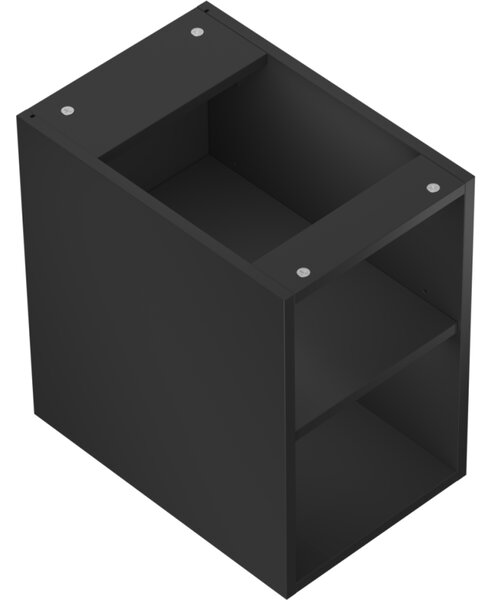 Mexen Box-A отворен шкаф с рафт 30 см, черен мат - 91AX2-0300-470-0-71
