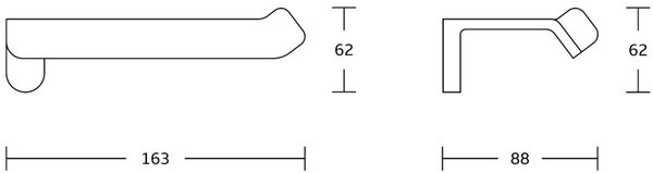 Mexen Lea държач за тоалетна хартия, черен - 7026033-70