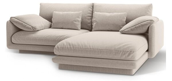 Бежов ъглов диван (десен ъгъл) Torino – Micadoni Home