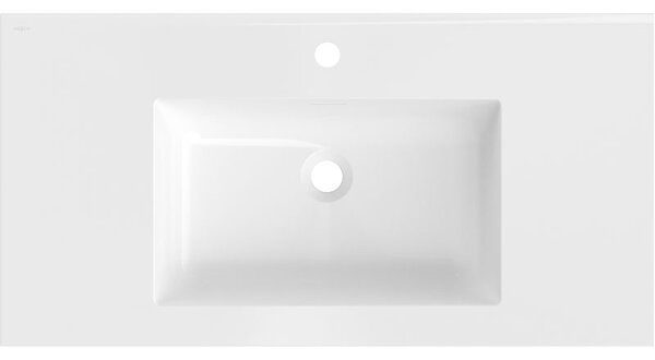 Mexen Otis вградена в плот мивка 91 x 46,5 cm, бял гланц - 25189000