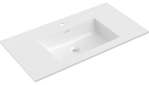 Mexen Otis вградена в плот мивка 91 x 46,5 cm, бял гланц - 25189000