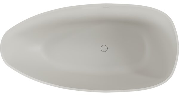 Mexen Imola свободностояща вана от конгломерат 150 x 77 cm, бетон мат - 57281507661