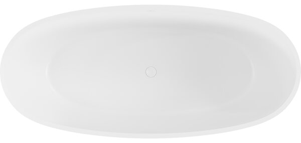 Mexen Torino свободностояща вана от конгломерат 155 x 78 cm, бяла мат - 57271557800