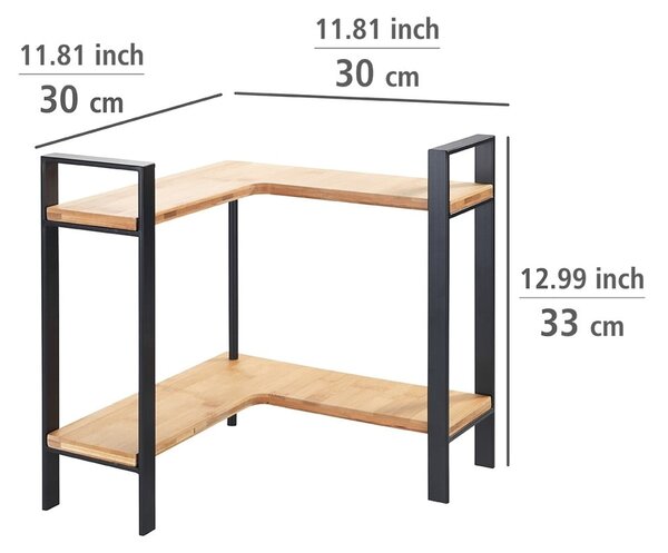 Кухненски ъглов рафт Lou, 30 x 33 cm - Wenko