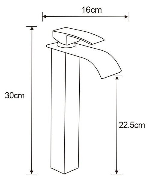 Mexen Aries R62 комплект за вана, златен - 744813R62-50