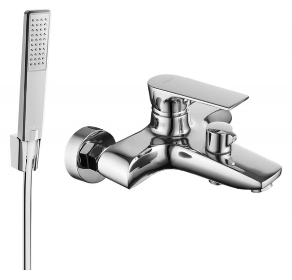Mexen Axel R72 батерия за вана с душ комплект, хром - 7383R72-00