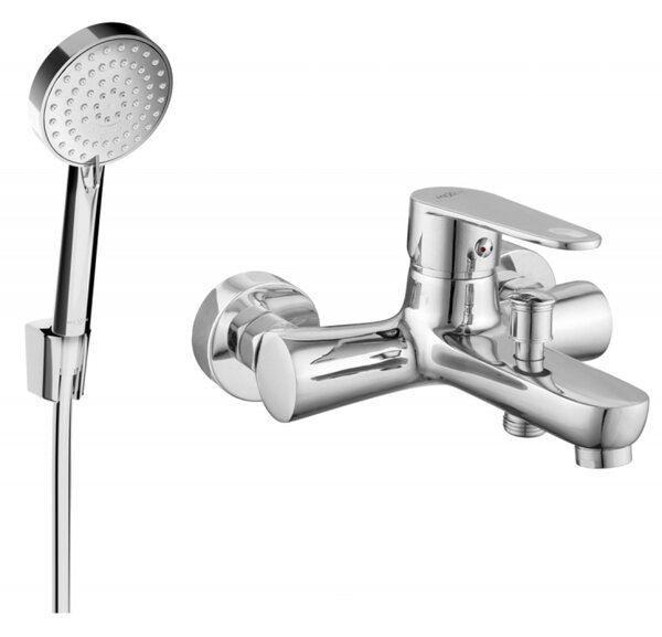 Mexen Kama R75 батерия за вана с душ комплект, хром - 7253R75-00