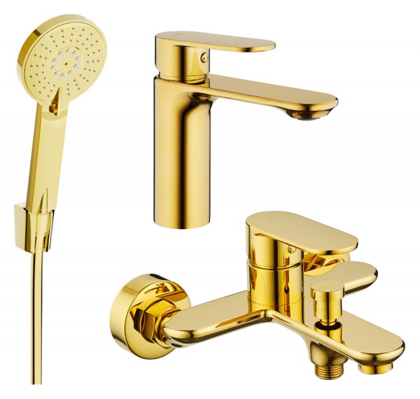 Mexen Milo R40 комплект за вана, златист - 71303R40-50