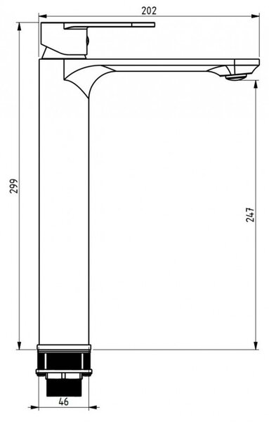 Mexen Milo DF05 вана комплект, златен - 71313DF05-50