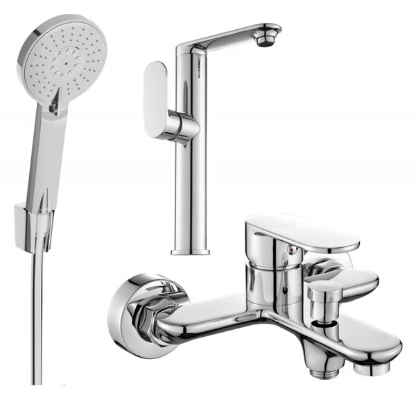 Mexen Milo R40 комплект за вана, хром - 713153R40-00