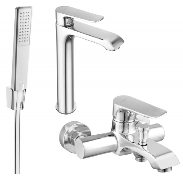 Mexen Pecos Комплект за вана R72, хром - 72713R72-00
