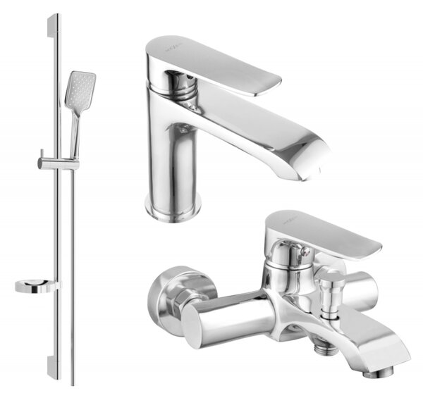 Mexen Pecos DS62 комплект за вана, хром - 72703DS62-00