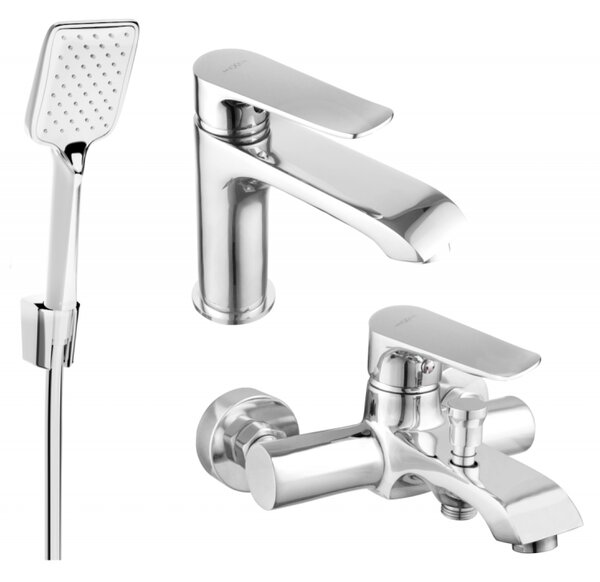 Mexen Pecos R62 комплект за вана, хром - 72703R62-00