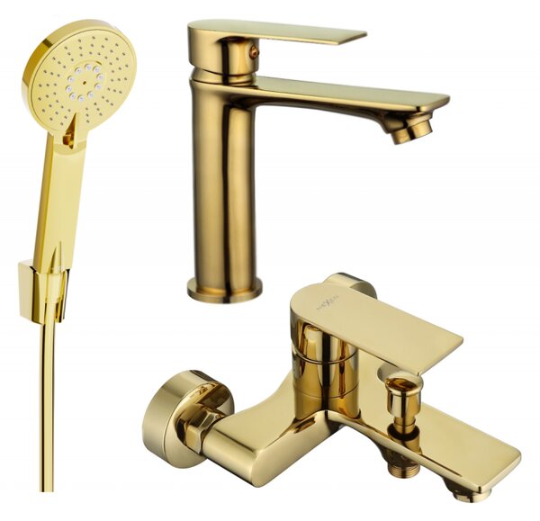 Mexen Royo R40 комплект за вана, златен - 72203R40-50