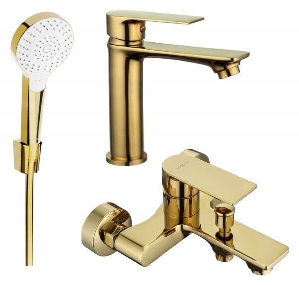 Mexen Royo R05 комплект за вана, златен - 72203R05-50