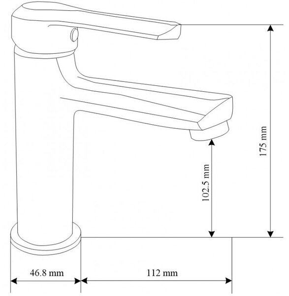 Mexen Sabre R62 комплект за вана, бял - 72103R62-20