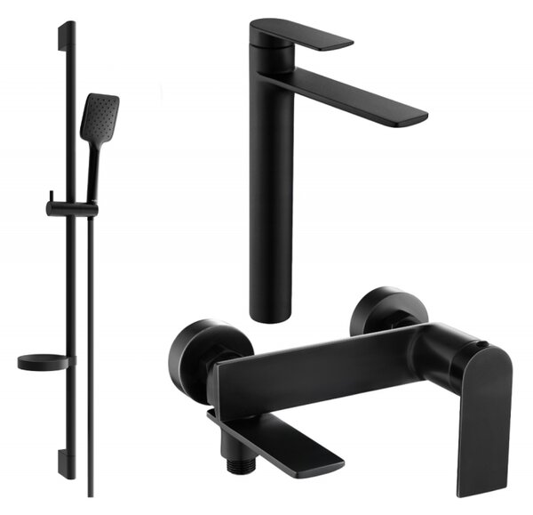 Mexen Zero DS62 комплект за вана, черен - 7113DS62-70