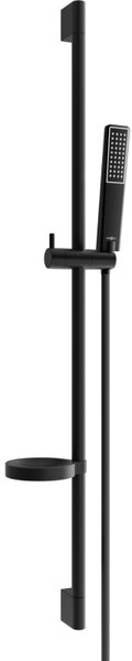 Mexen DS72 плъзгащ се душ комплект, черен - 785724583-70