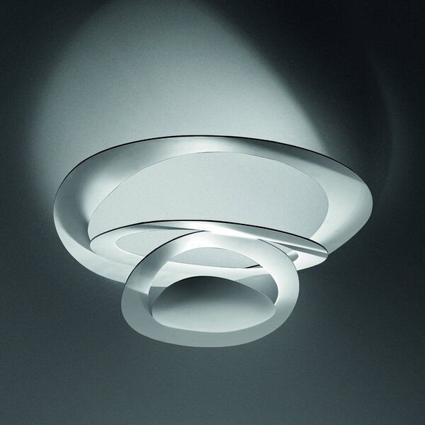 Artemide Осветително тяло за таван Pirce Mini, R7s, бяло, Затъмняване, Бял, спалня, Метал, Дизайн
