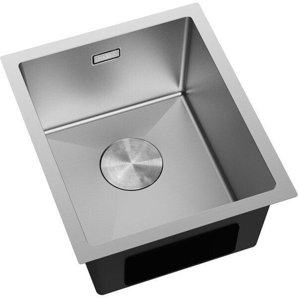 Mexen Trixo стоманена кухненска мивка с една камера 370 x 440 mm, инокс - 6412371000-01
