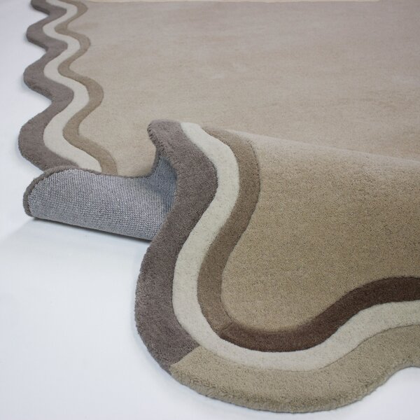 Covor Leo Scallop Border Natural 160x230 cm