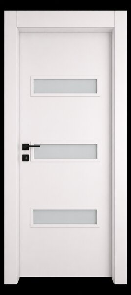 Интериорна врата с каса EUROSTILL MILANO TW 78x205 cm Бяло